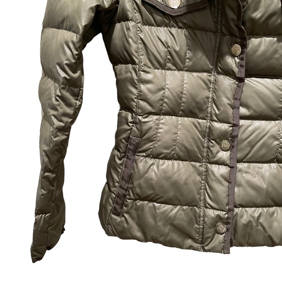 Vince Camuto Short Down Puffer Jacket Green Size XS - Picture 6 of 10